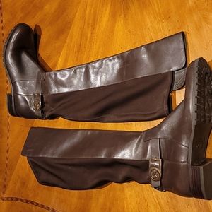 Michael Kors over the knee leather boot